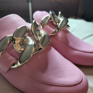 Kiki Pink Steve Madden Flat Slides